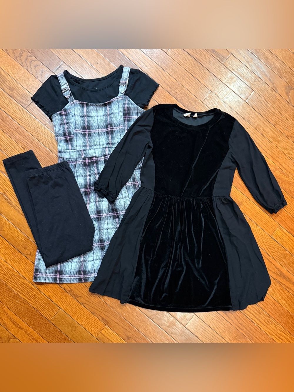 Girls L 10 / 12 Black Dresses and Leggings Limited Too Gap Childrens Place Large